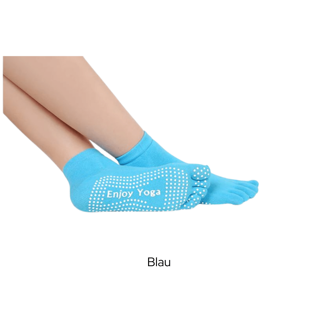 Unbekannt 1 Paar Yoga Massage Socken Zehentrenner Fußausrichtung Schmerzlinderung Halber Zeh Kompressions Socken von SamGreatWorld 